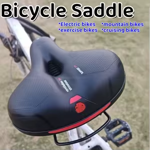 Commuting By Bike - Comfortable Wide Thickened Mountain Bike Seat