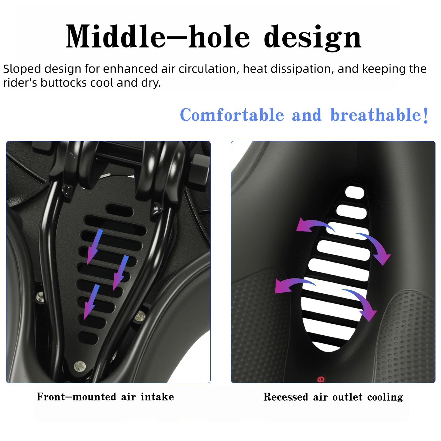 Comfortable Wide Thickened Mou - Commuting By Bike ulasan dan harga