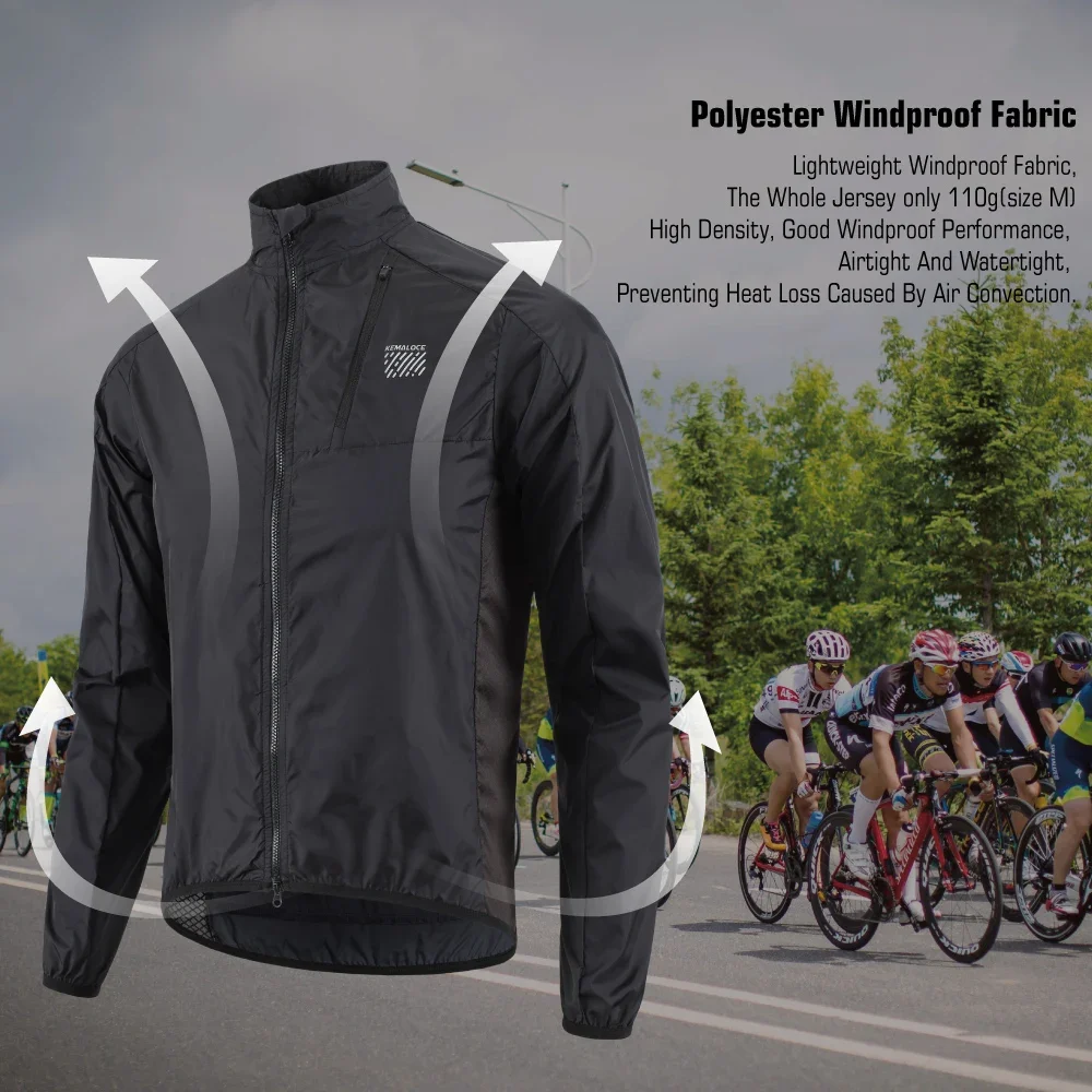 KEMALOCE Cycling Jacket Windpr - Cycling Commuter Jacket ulasan dan harga