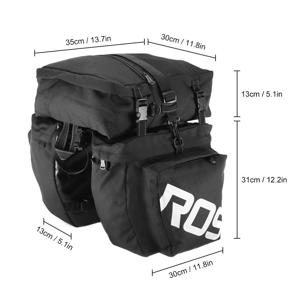 3in1 Multifunction Road MTB Mo - Panniers Waterproof Rear ulasan dan harga