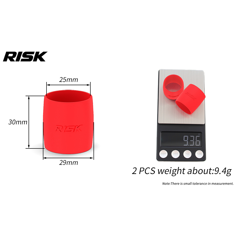 2pcs/bag RISK Road Bike Elasti - Bell Handlebar Ring ulasan dan harga