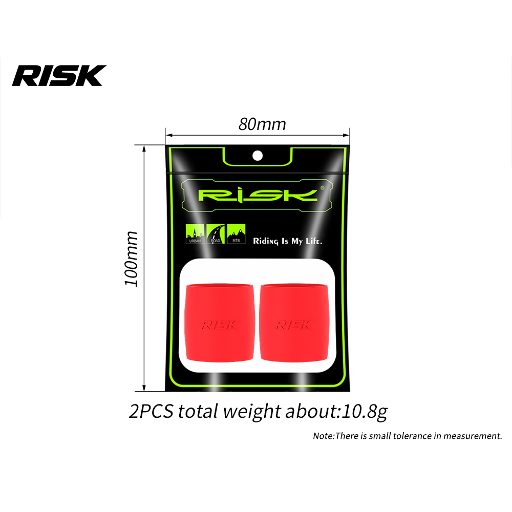 2pcs/bag RISK Road Bike Elasti - Bell Handlebar Ring ulasan dan harga