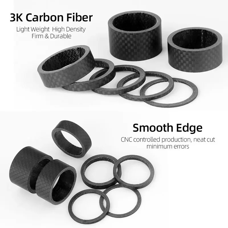 Bicycle Carbon Fiber Spacers f - Bell Handlebar Ring ulasan dan harga