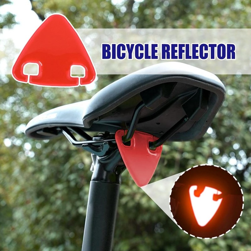 Red Triangular Bicycle Seat Re - Commuting By Bike ulasan dan harga