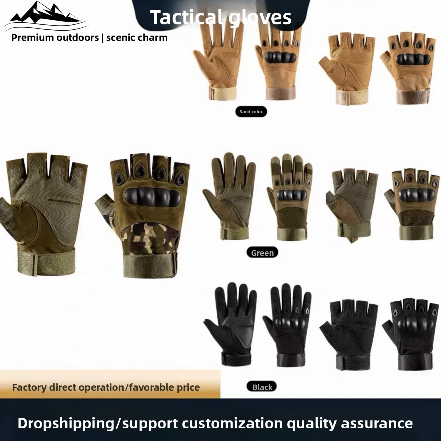 Half‑Finger Tactical Outdoor G - Cycling Commute Training ulasan dan harga