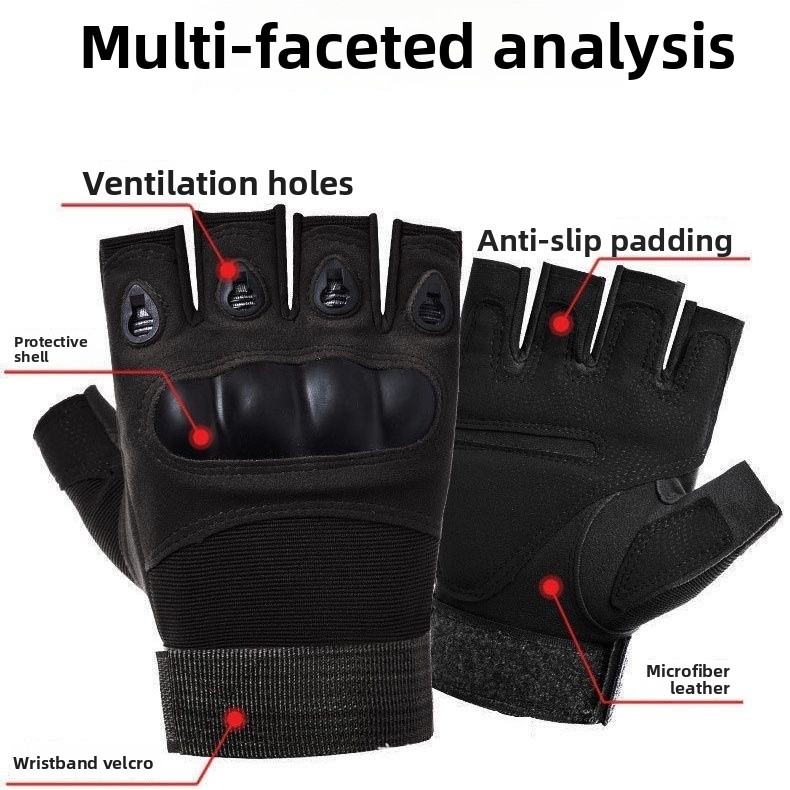 Half‑Finger Tactical Outdoor G - Cycling Commute Training ulasan dan harga