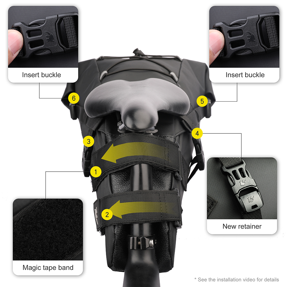 Rhinowalk Bike Saddle Bag Wate - Panniers Waterproof Rear ulasan dan harga
