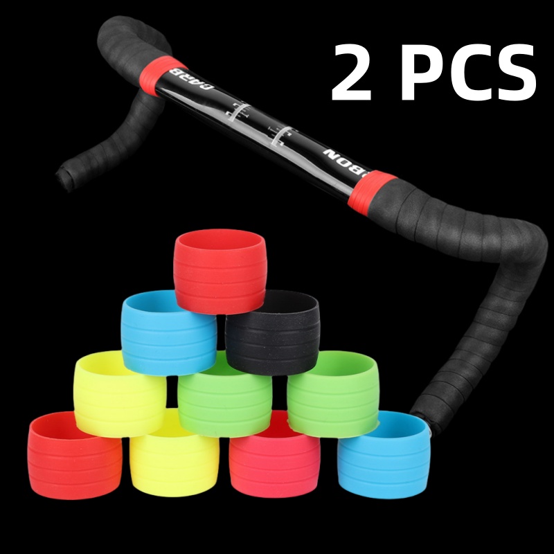 2pcs Silicone Anti-skip Bicycl - Bell Handlebar Ring ulasan dan harga
