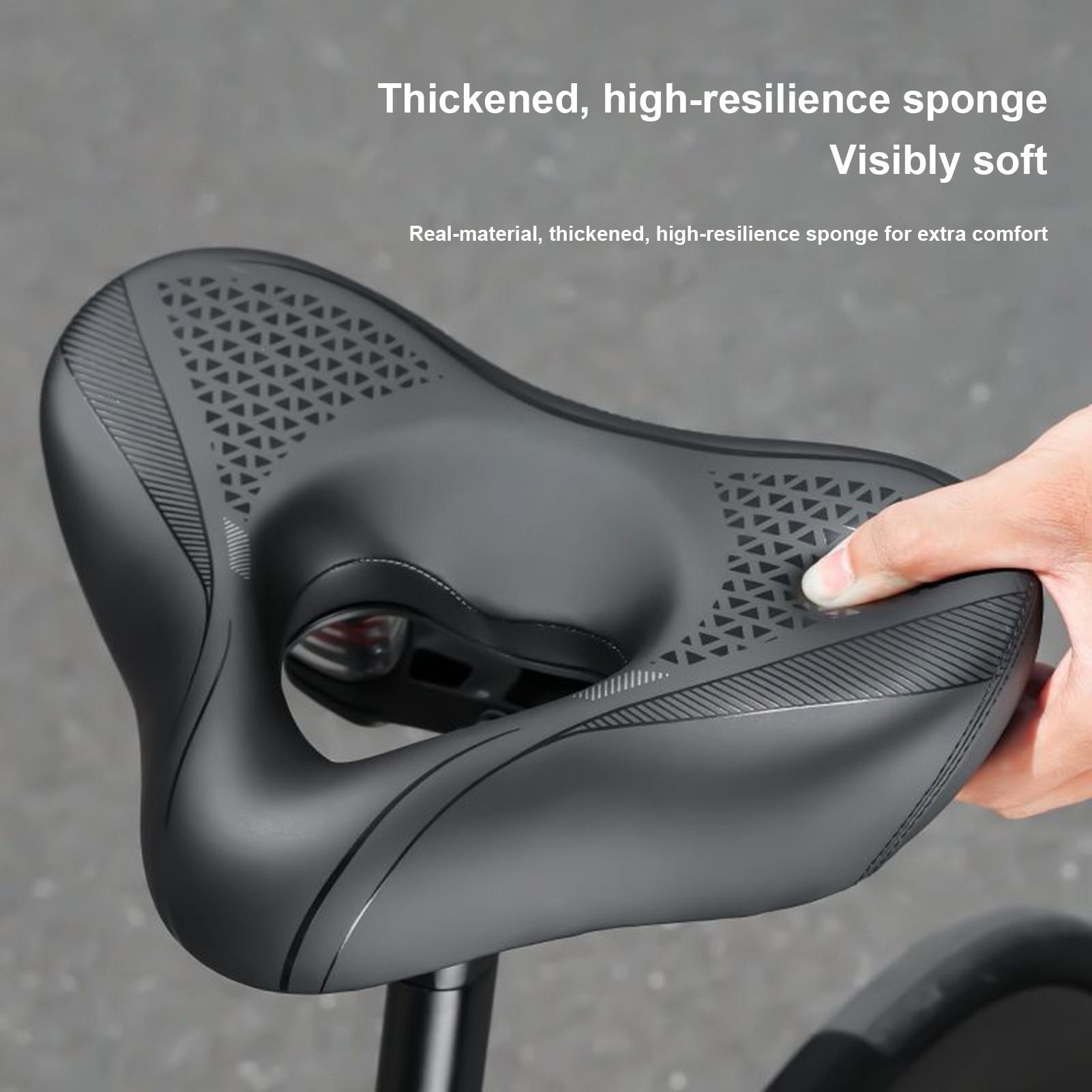 Bike Seat Pad Shock Absorbing  - Cycling Commute Distance ulasan dan harga