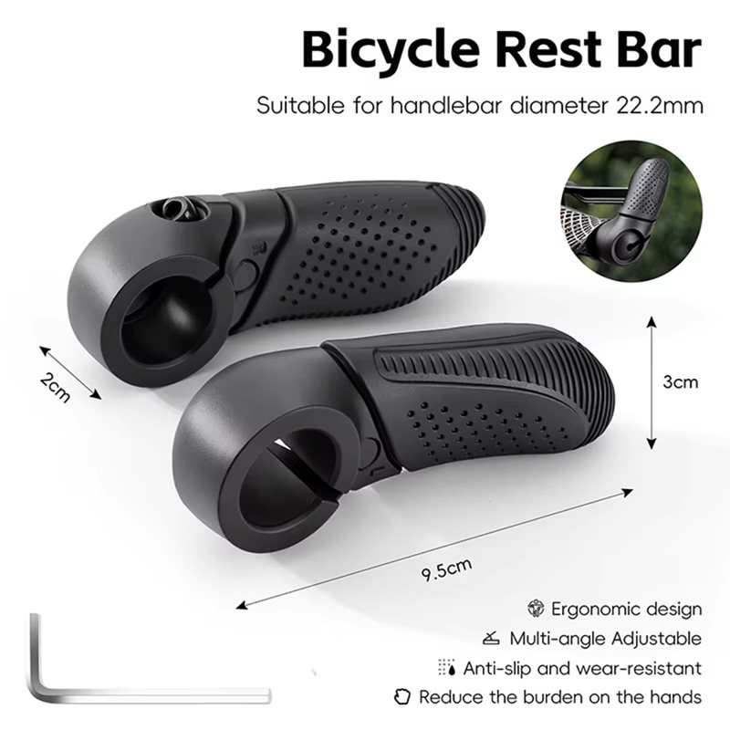 Superior-Anti-Slip TPE Grip Er - Cycling Commute Distance ulasan dan harga