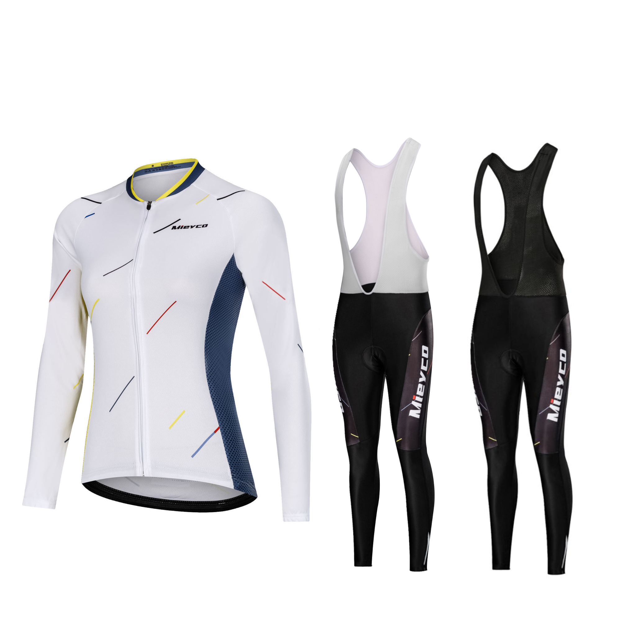 White With Colorful Stripes Wo - Cycling Commute Training ulasan dan harga