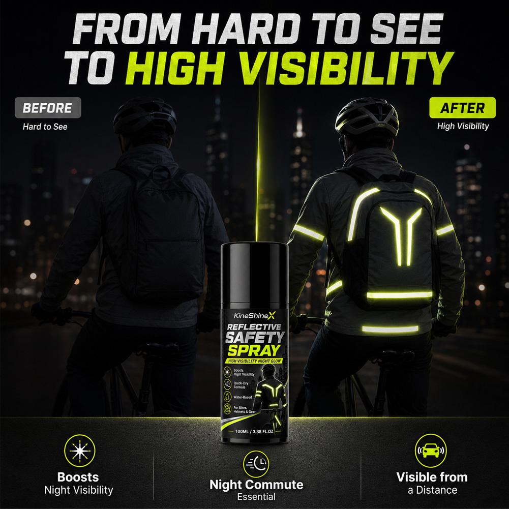 Night Reflective Safety Spray  - Cycling Commute Gear ulasan dan harga