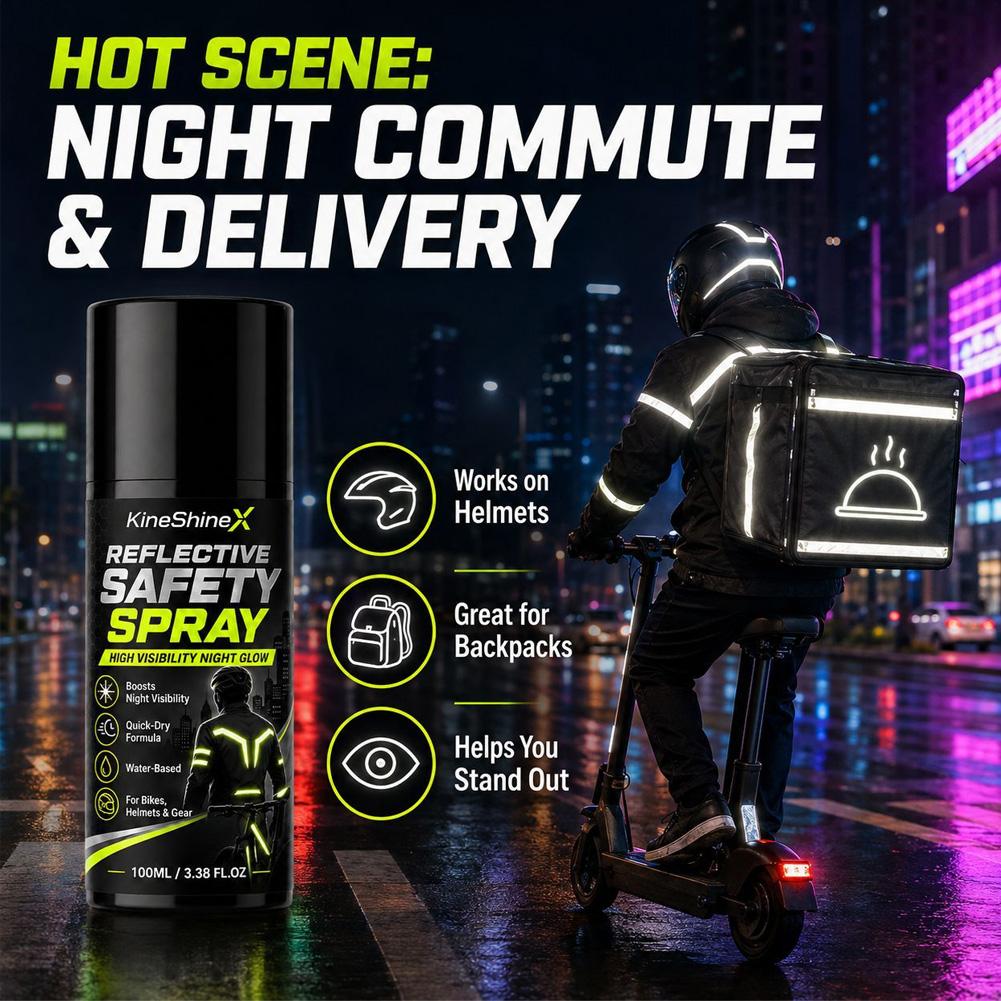 Night Reflective Safety Spray  - Cycling Commute Gear ulasan dan harga